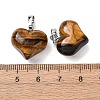 Natural Tiger Eye Pendants G-B188-04P-05-3