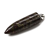 Natural Dragon Blood Pointed Pendants G-F820-12Q-2