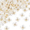 80Pcs Resin Bead Caps KY-TADJ0001-11-3