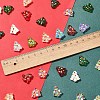 6Pcs Handmade Bumpy Glass Beads Strands LAMP-FS0001-16E-4