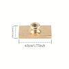 Wax Seal Brass Stamp Head AJEW-WH0215-049-2