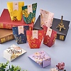 Spritewelry 40Sets 8 Colors Rectangle Paper Flip Gift Bags CON-FW0001-05-8