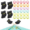  Cat Food Grade Eco-Friendly Silicone Knitting Needle Stoppers DIY-NB0010-71-1