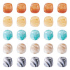 50Pcs 5 Colors Opaque Acrylic Beads OACR-TA0004-97-1