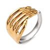304 Stainless Steel Finger Rings RJEW-P170-02C-G-2