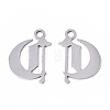 Tarnish Resistant 201 Stainless Steel Pendants STAS-N091-40C-2