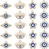 40Pcs 4 Style Alloy Enamel Pendants FIND-FH0003-93-1