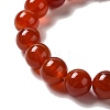 Natural Carnelian Stretch Bracelets X-B073-4-3