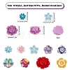 100Pcs 10 Style Resin Cabochons CRES-SC0001-73-2