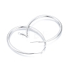 Tarnish Resistant 201 Stainless Steel Teardrop Hoop Earrings for Women EJEW-N052-03A-01-2