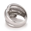 304 Stainless Steel Textured Chunky Ring for Men Women RJEW-B040-14P-3