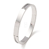 304 Stainless Steel Grooved Bangle Base SA-CBACA70-04P-4
