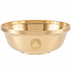 Brass Offering Bowl for Altar Meditation AJEW-WH20816-262C-1