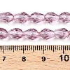 Transparent Glass Beads Strands EGLA-N013-T6mm-D02-4