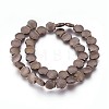 Electroplated Non-magnetic Synthetic Hematite Beads Strands G-P392-T05-1