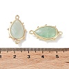 Natural Fluorite Connector Charms G-G012-05G-08-4