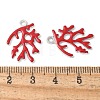 Alloy Enamel Pendants PALLOY-E775-01B-3