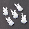 Opaque Resin Pendants LS-X-RESI-F030-19-1