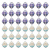 60Pcs 2 Colors Electroplate Glass Beads EGLA-TADJ0001-19B-2