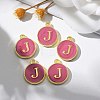 Golden Plated Alloy Enamel Charms LS-ENAM-S118-08J-5