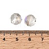 Electroplate Transparent Round Glass Beads GL-CBA6A73-FP03-3