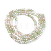 Electroplate Glass Beads Strands X-EGLA-S192-001A-B03-2