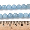 Natural Aquamarine Beads Strands G-D327-C03-8mm-5