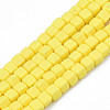 Handmade Polymer Clay Beads Strands X-CLAY-N008-061-07-1