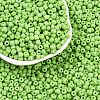 Frosted Opaque 6/0 Glass Seed Beads SEED-R029-4mm-A03-2