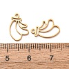 304 Stainless Steel Charms STAS-F367-18G-3