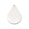 Tarnish Resistant 304 Stainless Steel Pendants STAS-F271-05E-P-2