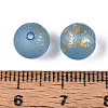 Baking Paint Glass Beads DGLA-N014-8mm-01B-3