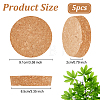 Wood Cork Stopper LS-AJEW-WH0473-09-2
