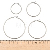 Non-Tarnish 304 Stainless Steel Hoop Earrings for Women EJEW-X0015-02P-02-5