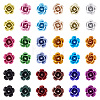 108Pcs 18 Colors Aluminum Beads FALUM-TA0001-01-12