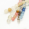 Watermelon Stone Glass Beads Strands G-G152-10mm-M-2