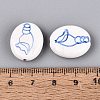 Handmade Porcelain Beads PORC-Q005-12D-3