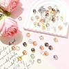 60Pcs 6 Colors Electroplate Transparent Glass Beads EGLA-YW0005-78-4