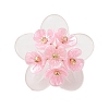 Frosted Acrylic Bead Caps Pendants PALLOY-MZ01310-02-1