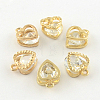 Heart Alloy Charms X-ZIRC-R007-043A-03-2