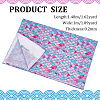 Fish Scale Pattern Polyester-Cotton Fabric DIY-WH0430-114B-2