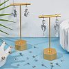 40Pcs 304 Stainless Steel Ball Post Stud Earring Findings STAS-SC0005-26-4
