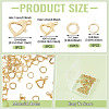 16Pcs Brass Lobster Claw Clasps KK-TA0009-16-4