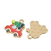 Christmas Themes Alloy Enamel Pendants ENAM-Z023-01G-06-2