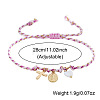 Religion Brass & Natural Shell Charm Bracelets LS-KR4902-4-2
