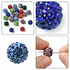 30Pcs Pave Disco Ball Beads RB-YW0001-14B-6