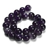 Natural Chevron Amethyst Beads Strands G-I222-16mm-01-4