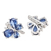 SHEGRACE Butterfly Brass Micro Pave Cubic Zirconia Spacer Bars XGRQ5K576-825P-B-2