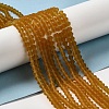 Imitate Austrian Crystal Frosted Glass Beads Strands EGLA-A039-T2mm-MD28-2