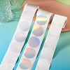 3 Rolls 3 Styles Vinyl Plastic Printable Holographic Stickers OFST-TA0001-10A-7